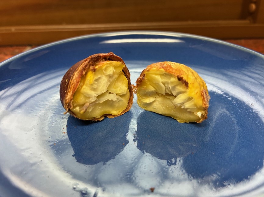 いい香りの栗。とても美味しくて秋を感じられます